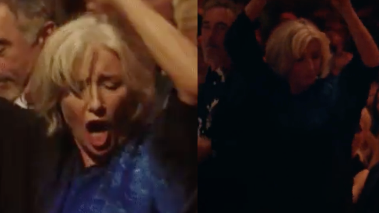 Emma Thompson’s wild dancing at An Audience With Adele has made everyone’s year – 9 top reactions