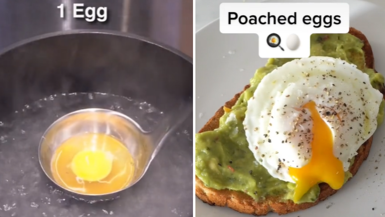 Man reveals perfect poached egg hack in viral TikTok