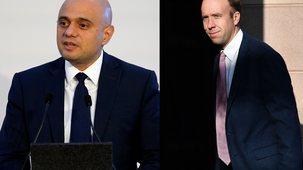 Sajid Javid mocks Matt Hancock by thanking ‘health department CCTV guy’ in comeback of the year award speech