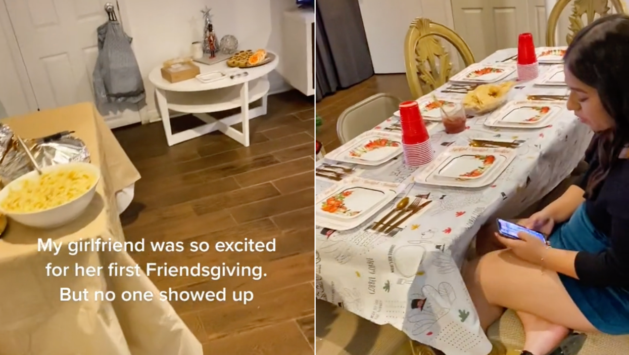 Woman left devastated after no one shows up to her ‘Friendsgiving’ dinner
