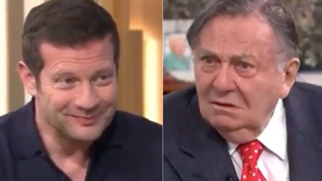 Barry Humphries ‘mistakes’ Dermot O’Leary for Phillip Schofield and congratulates him for ‘coming out’ as gay