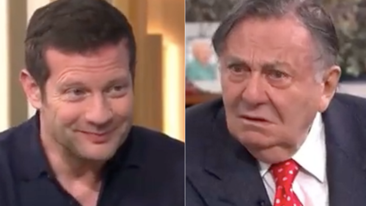 Barry Humphries ‘mistakes’ Dermot O’Leary for Phillip Schofield and congratulates him for ‘coming out’ as gay