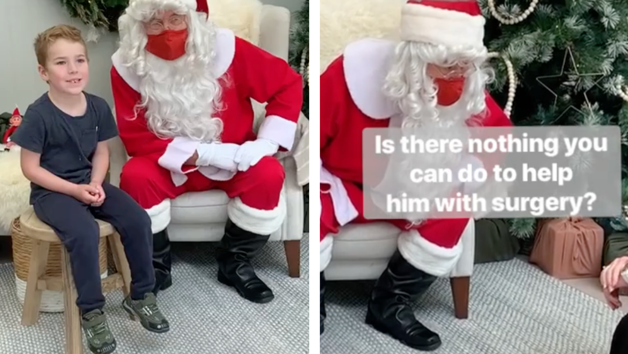 Anger as Santa asks mum of Deaf child if she can ‘help him with surgery’ to ‘fix’ deafness
