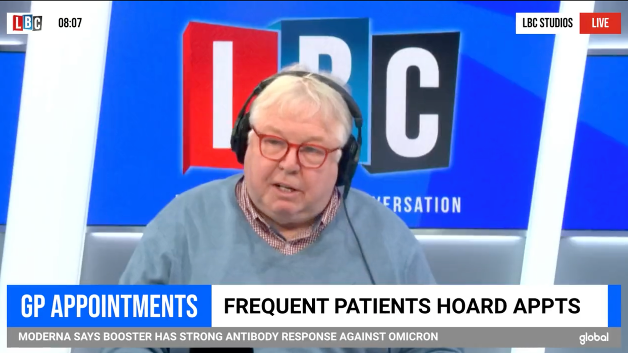 LBC’s Nick Ferrari suggests limiting people to 12 GP appointments a year before being charged