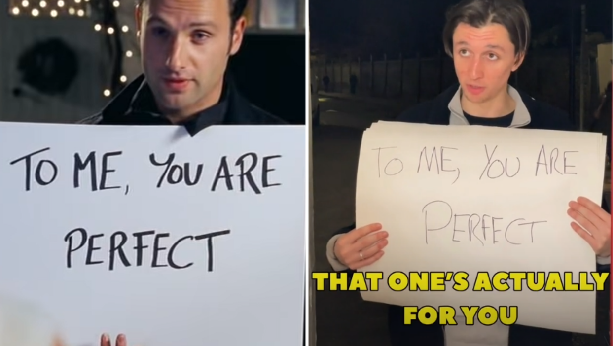 Comedian imagines what would have happened if Juliet’s husband answered the door in THAT Love Actually scene