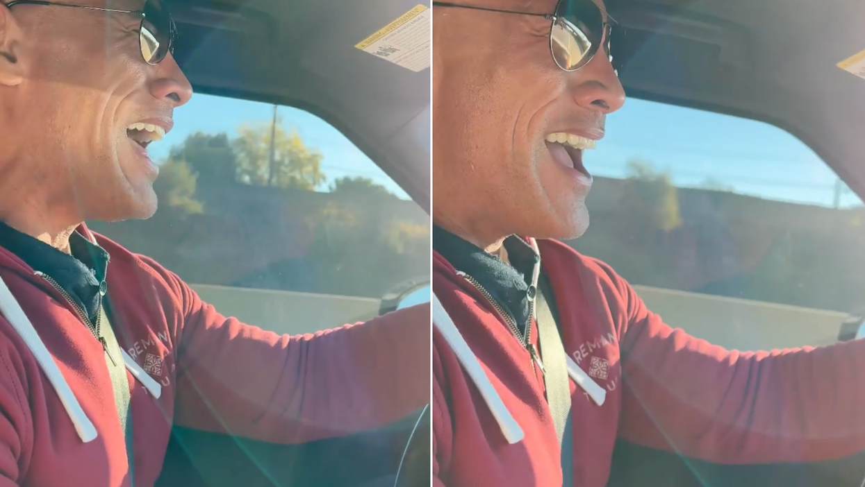 The Rock singing a classic George Michael song is the best thing you'll see today