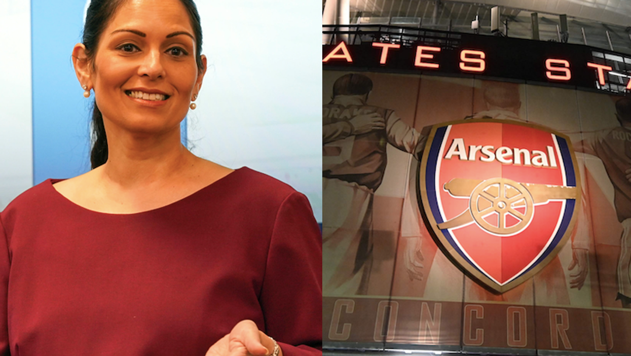 Arsenal fans shocked to learn that Priti Patel supports their club
