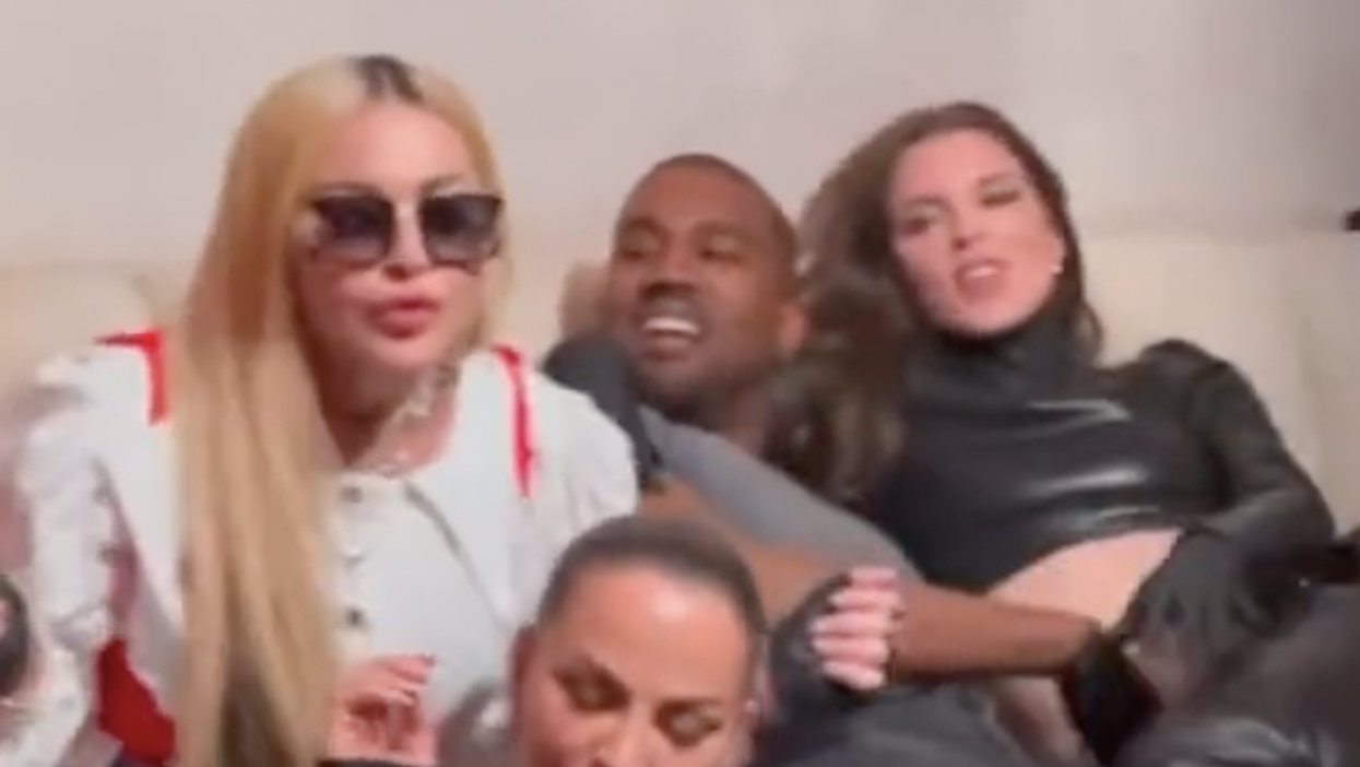 Kanye West brought his new girlfriend to hang out with Madonna and it’s the most awkward interaction