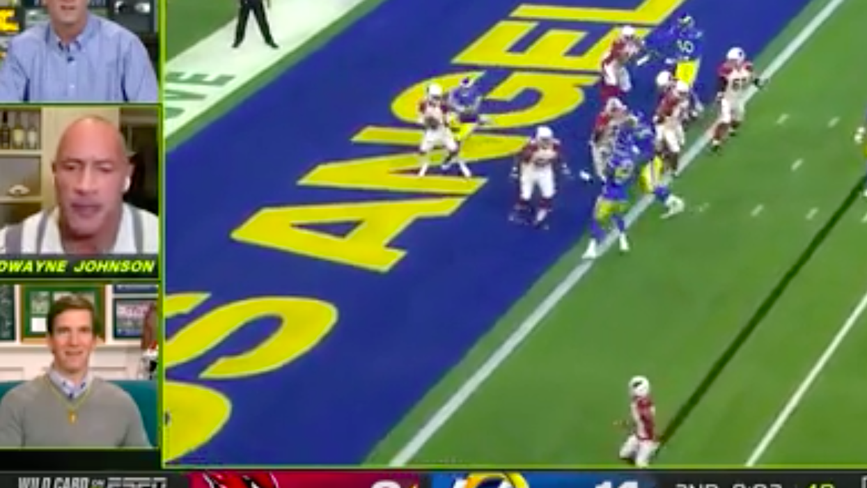 The Rock’s motivational speech during NFL game backfires in real time