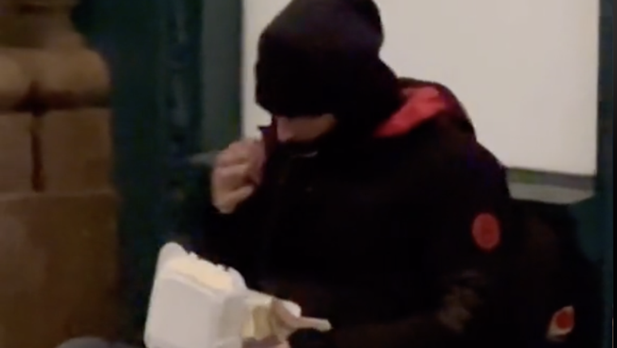 Man goes viral for giving out huge wads of cash to homeless people on TikTok