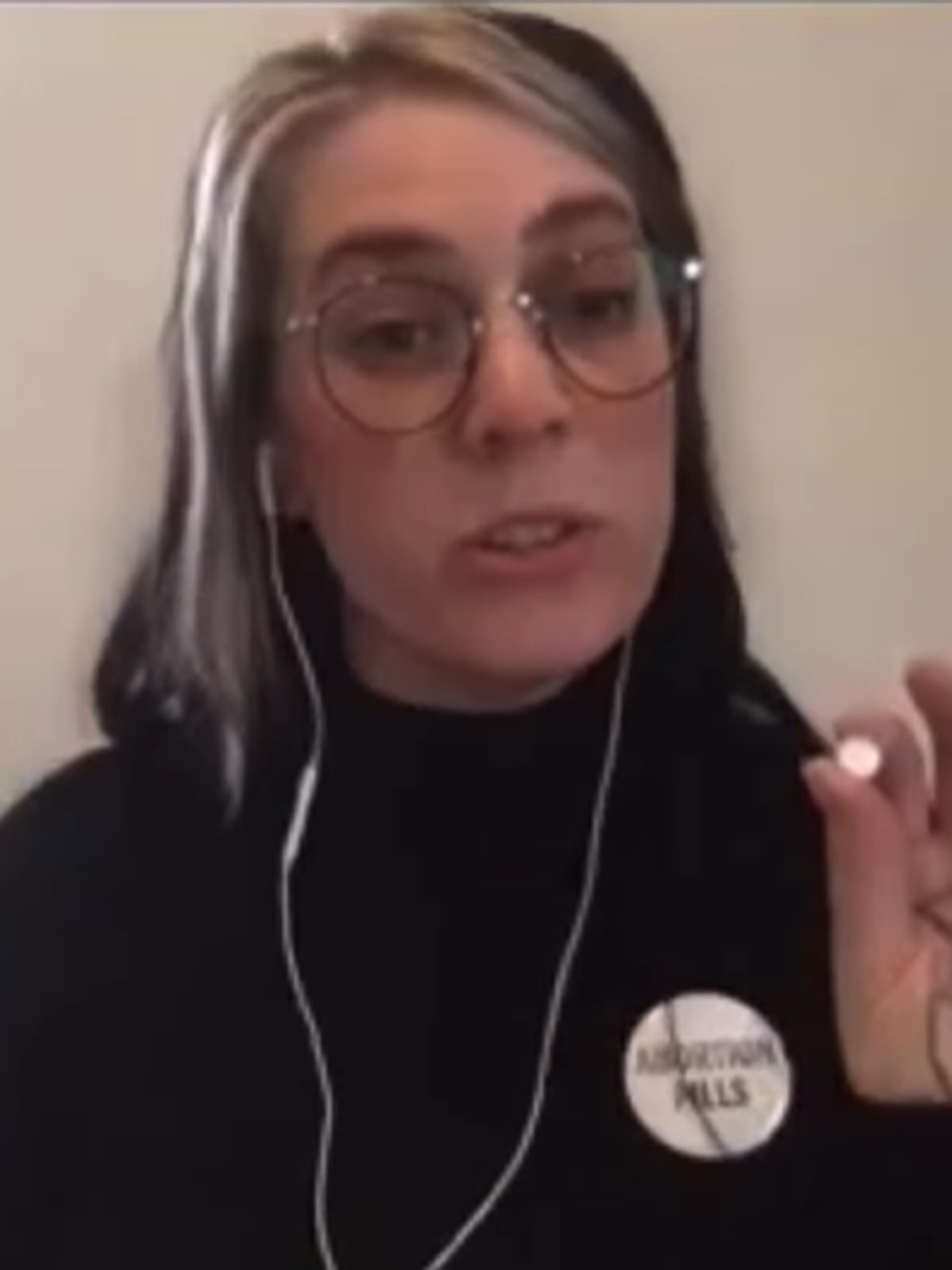 Pro-choice activist swallows mail-order abortion pill in the middle of live TV debate