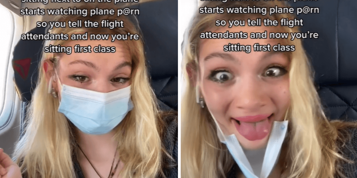 Woman Moved To First Class On Flight After Man Beside Her Started woman-moved-to-first-class-on-flight-after-man-beside-her-started