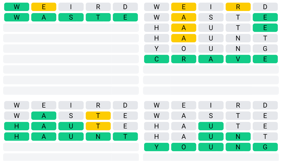What are the Quordle answers for 12 May? indy100
