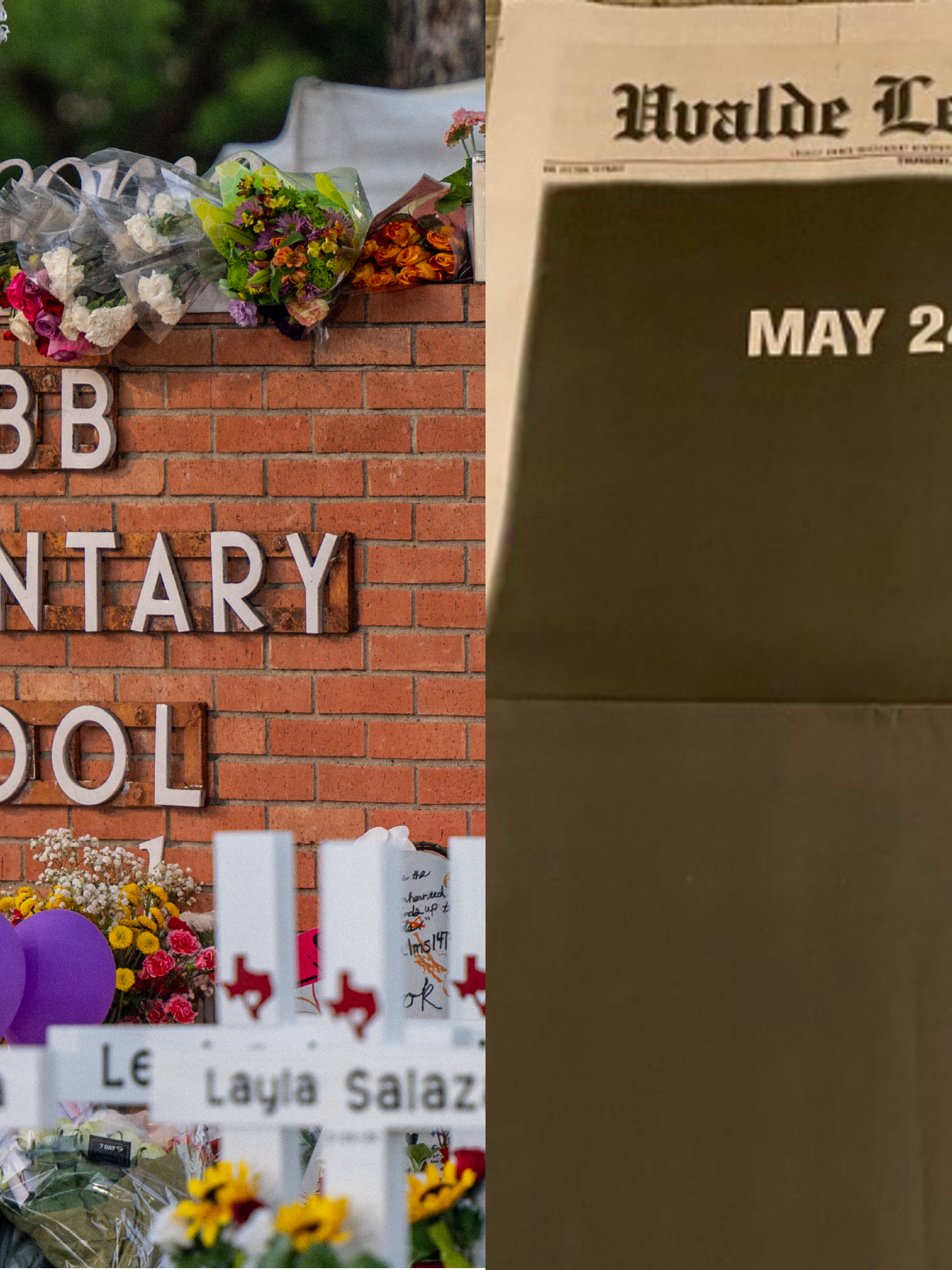 Uvalde newspaper marks school shooting with powerful all-black front page