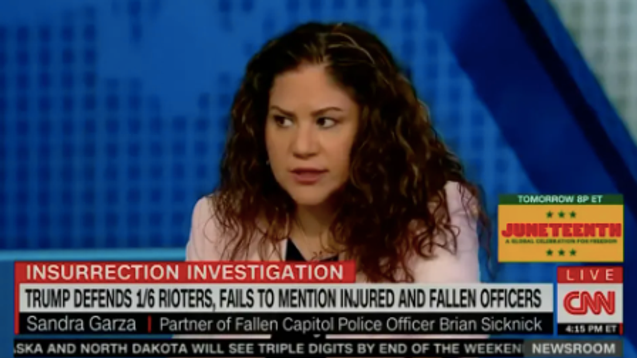 Partner of dead US Capitol police officer slams Trump for floating pardons
