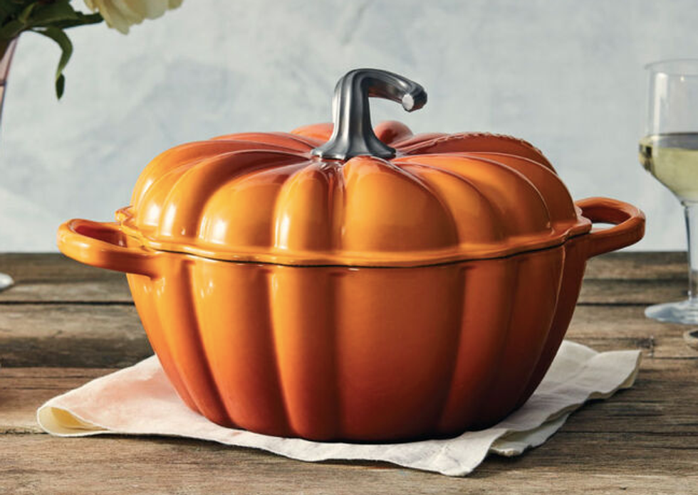 Start baking for fall in the Le Creuset Pumpkin dutch oven (plus some