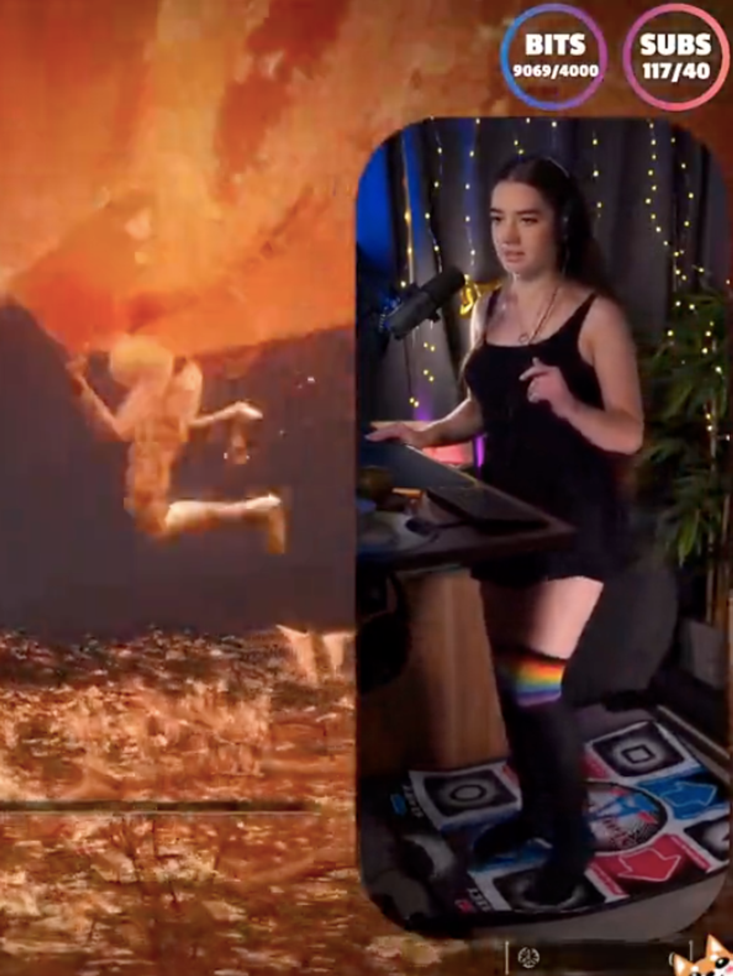 Twitch streamer MissMikkaa is attempting to beat Elden Ring using just her feet