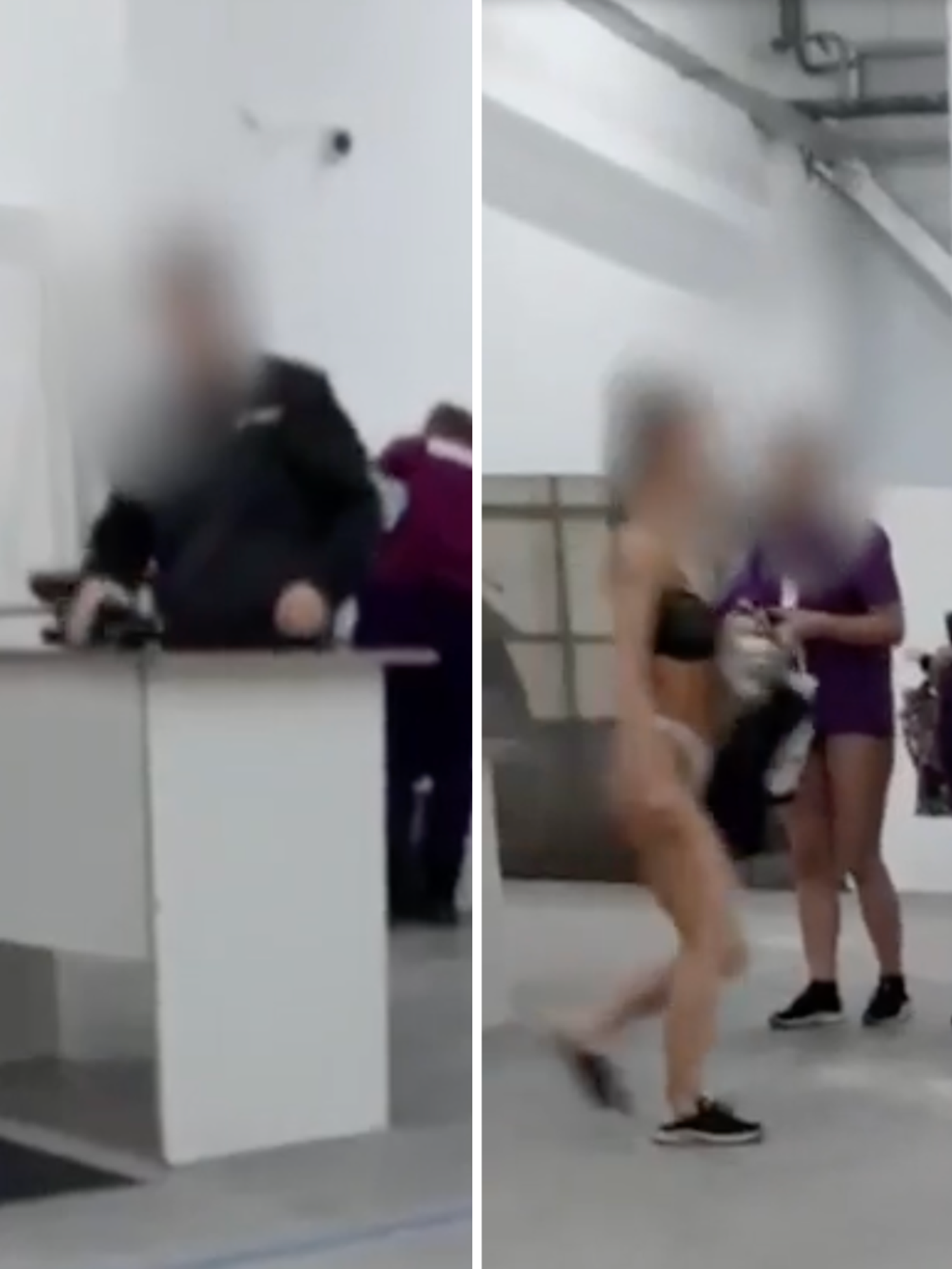 Russian clothes shop workers forced to strip down to their pants, undercover footage shows