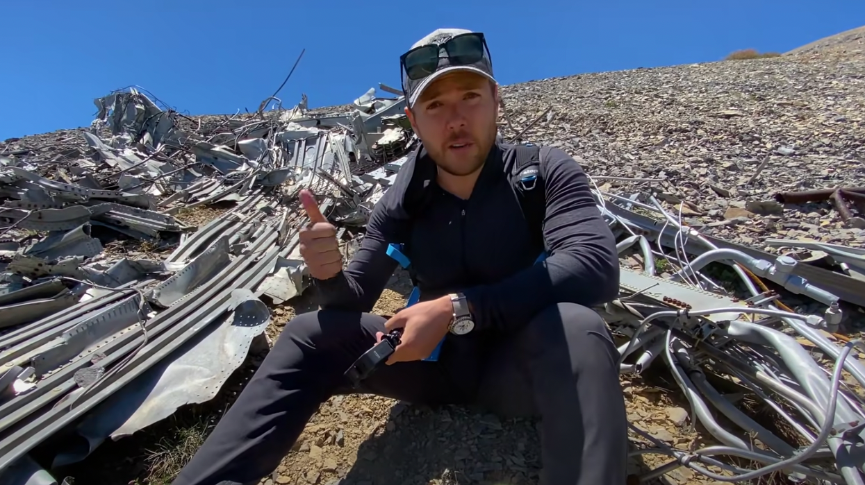 Remains of plane that crashed in 'Area 51' discovered