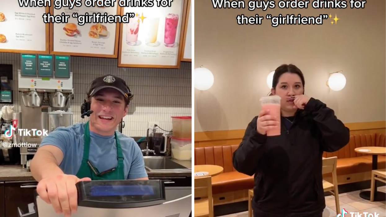 Male Starbucks customers mocked for being embarrassed to order Pink Drink
