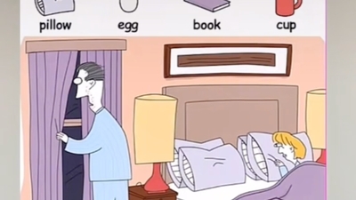 Can you find the fourth object in this picture? No one can find the cup