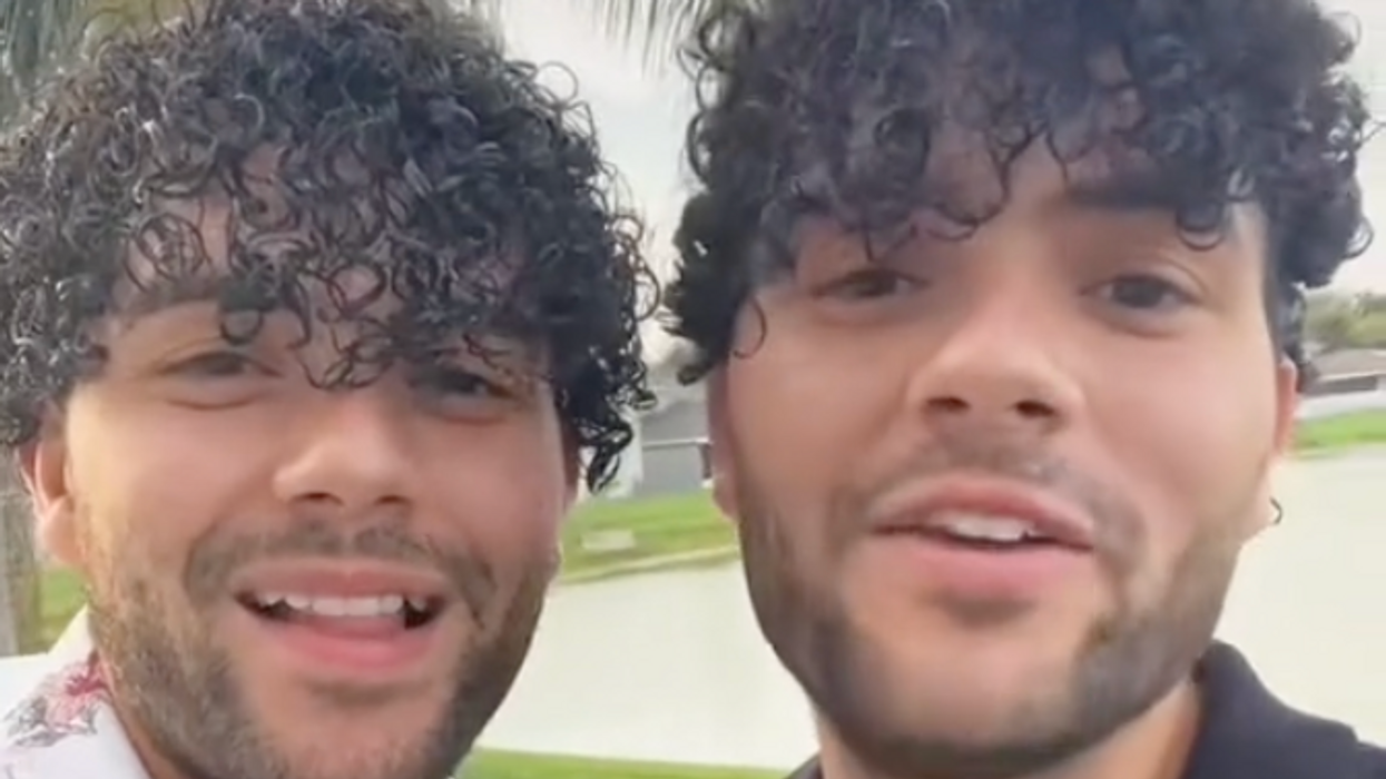 'Twin cousins' explain how they are also brothers thanks to their identical parents
