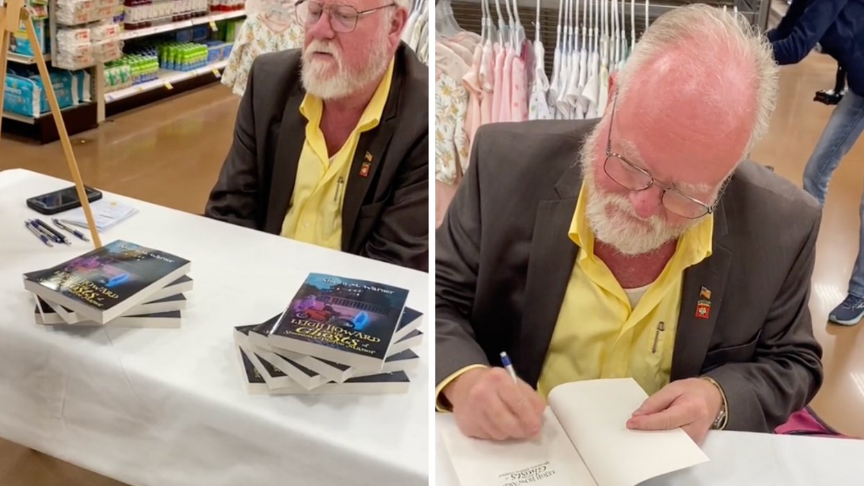 'Defeated' author becomes best-seller after book signing footage goes viral