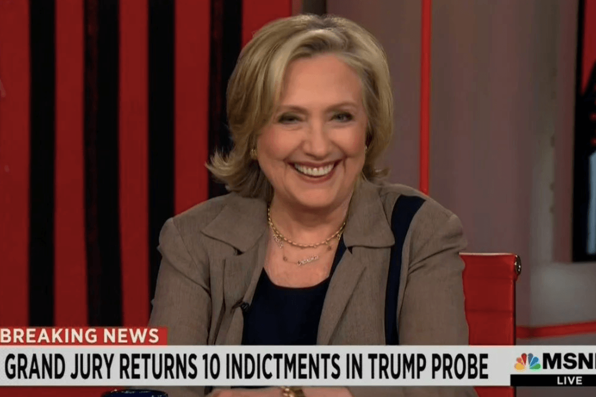 Hillary Clinton had the best reaction to Trump's latest indictment