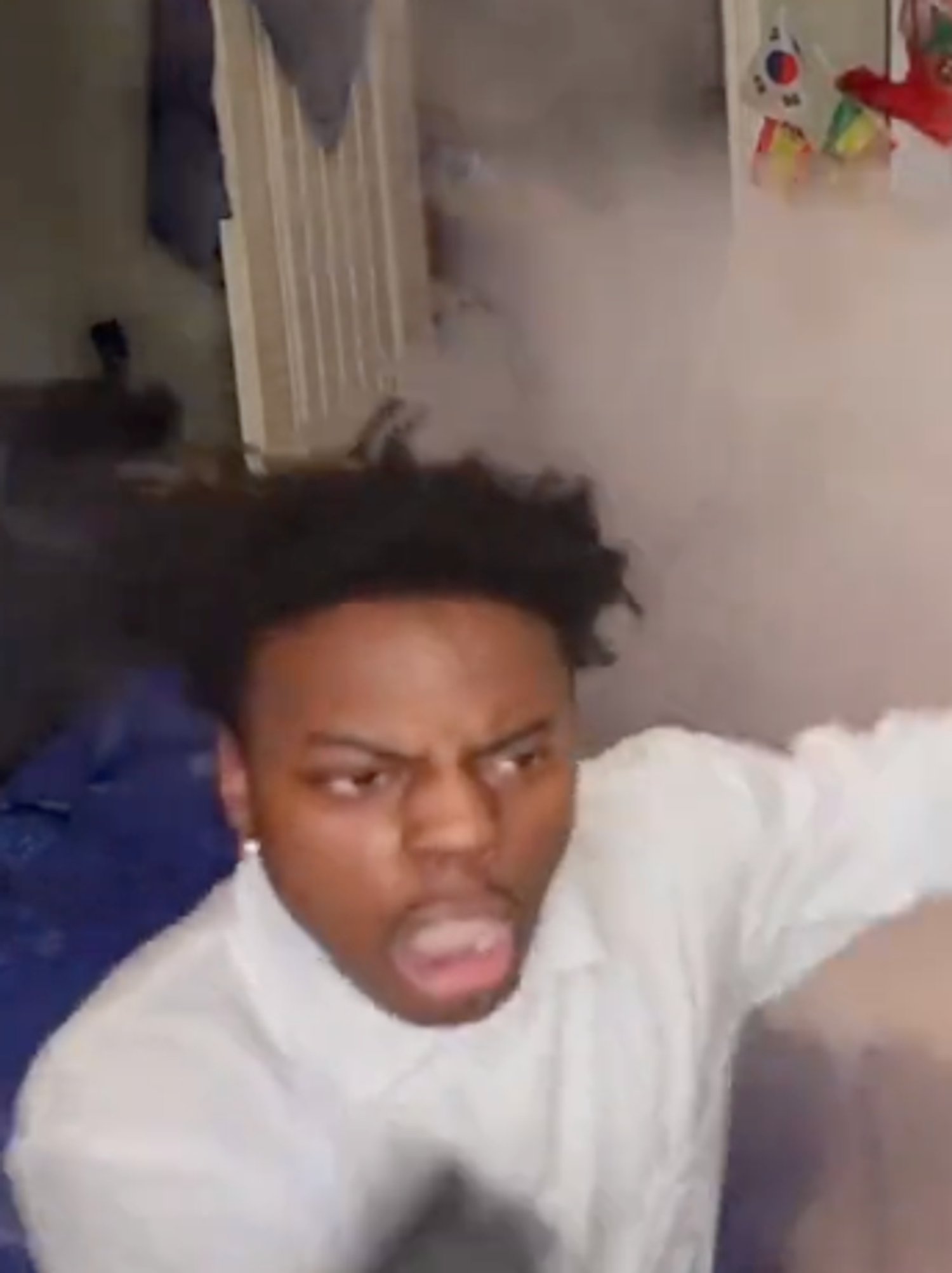 iShowSpeed treated by medics after science experiment went wrong