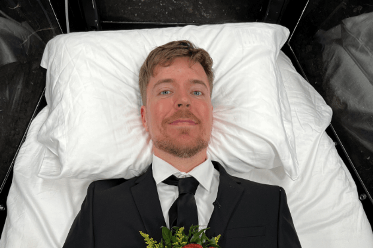 MrBeast reduced to tears after being buried alive for seven days