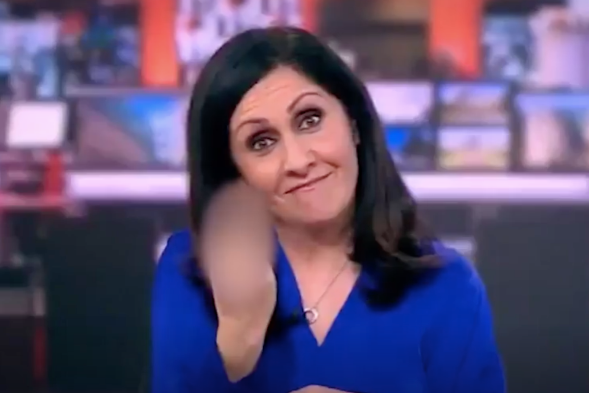 Tory party spark 'civil war' after using swearing BBC presenter as a meme