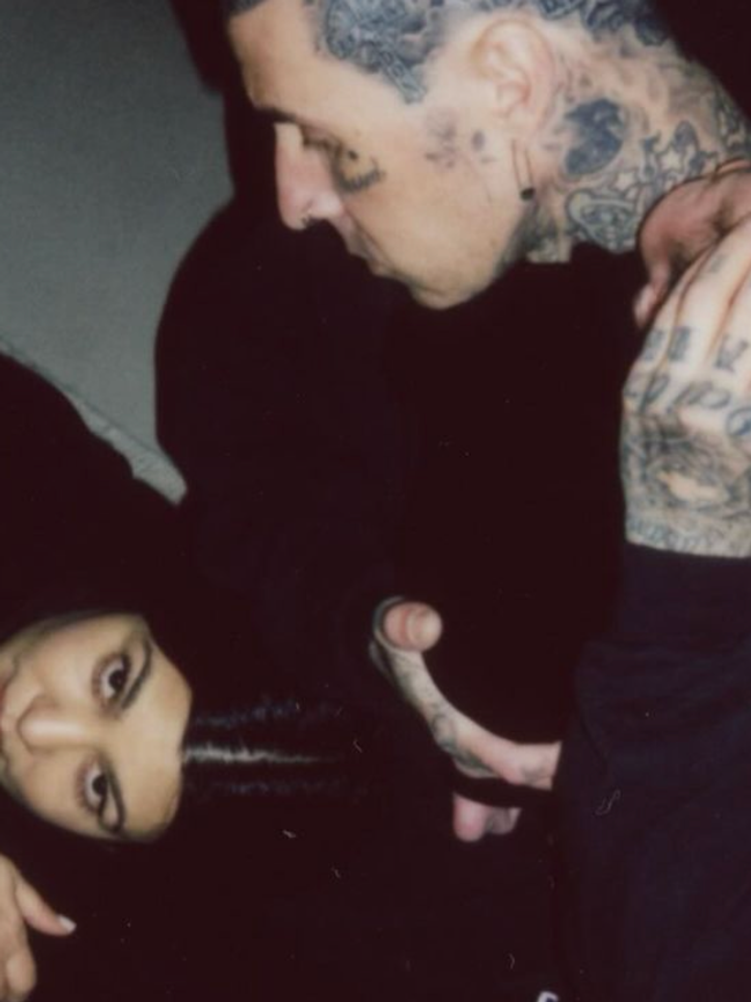 Kourtney Kardashian and Travis Barker share first photos of baby Rocky