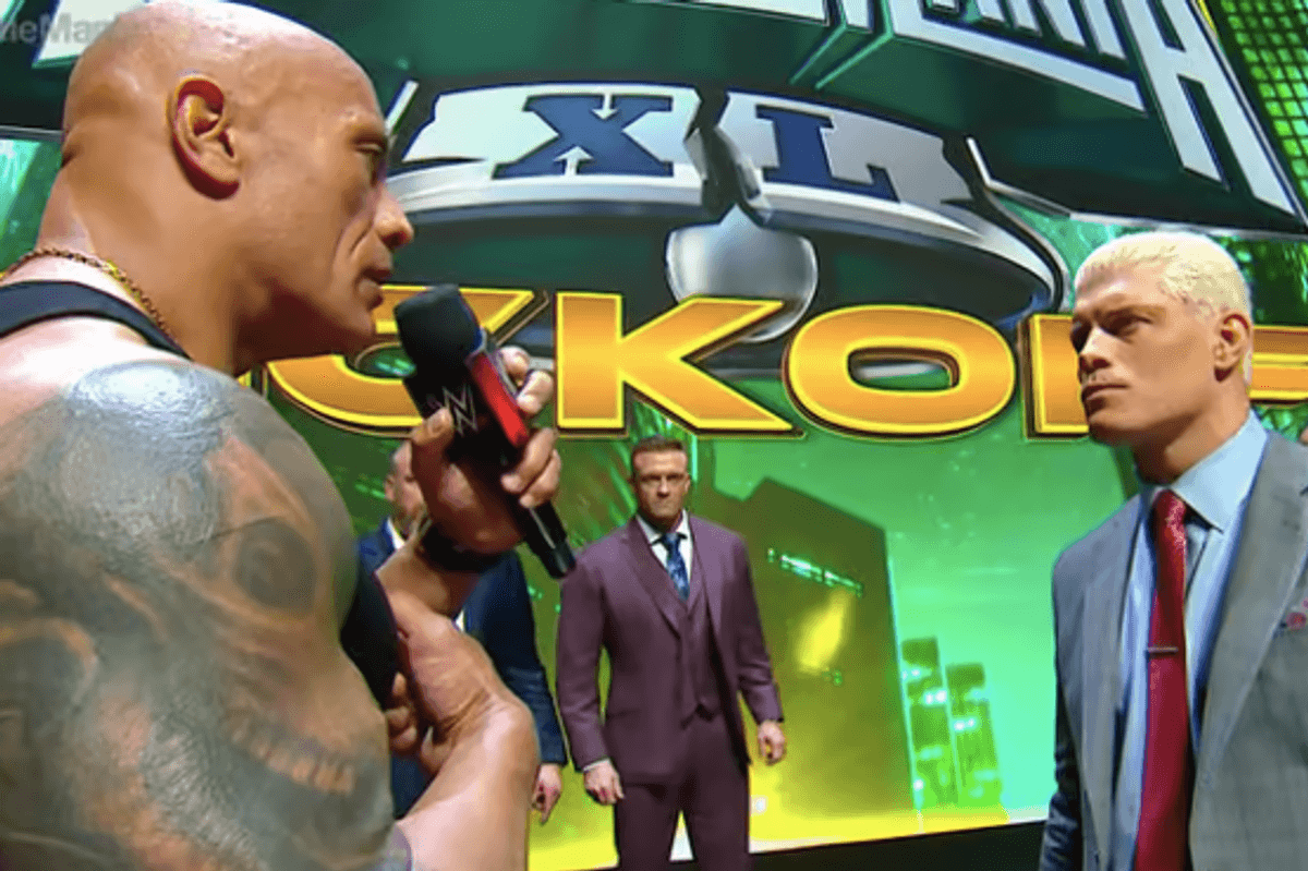 The Rock slaps Cody Rhodes as WrestleMania main event remains in disarray