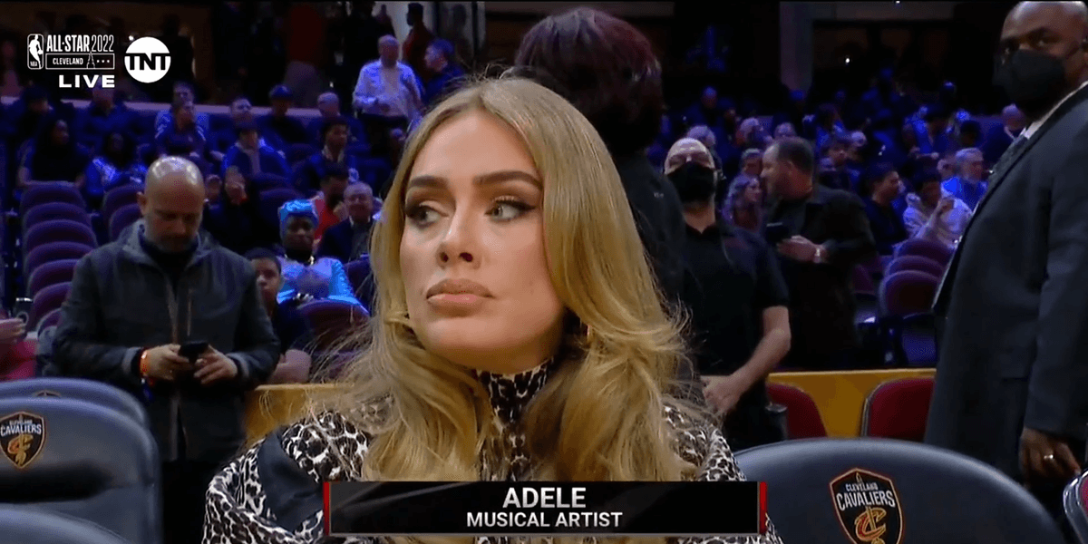 Adele shares backstory behind her famous NBA courtside meme | indy100