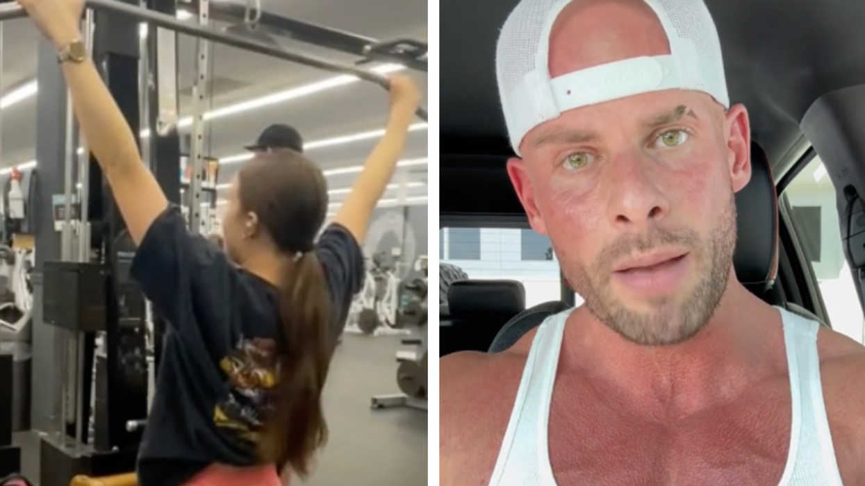 Joey Swoll defends 'stupid' woman in gym