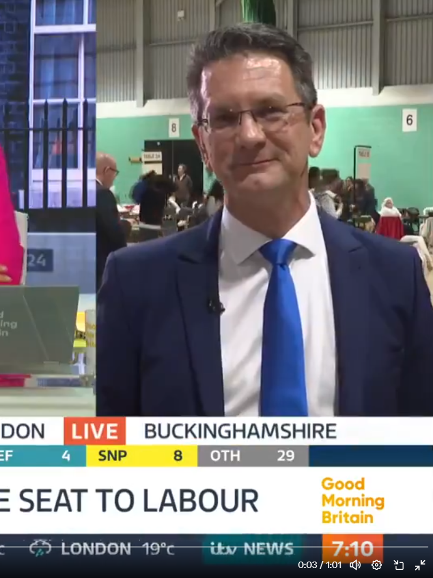 Steve Baker has a go at George Osborne unaware he's speaking to Ed Balls