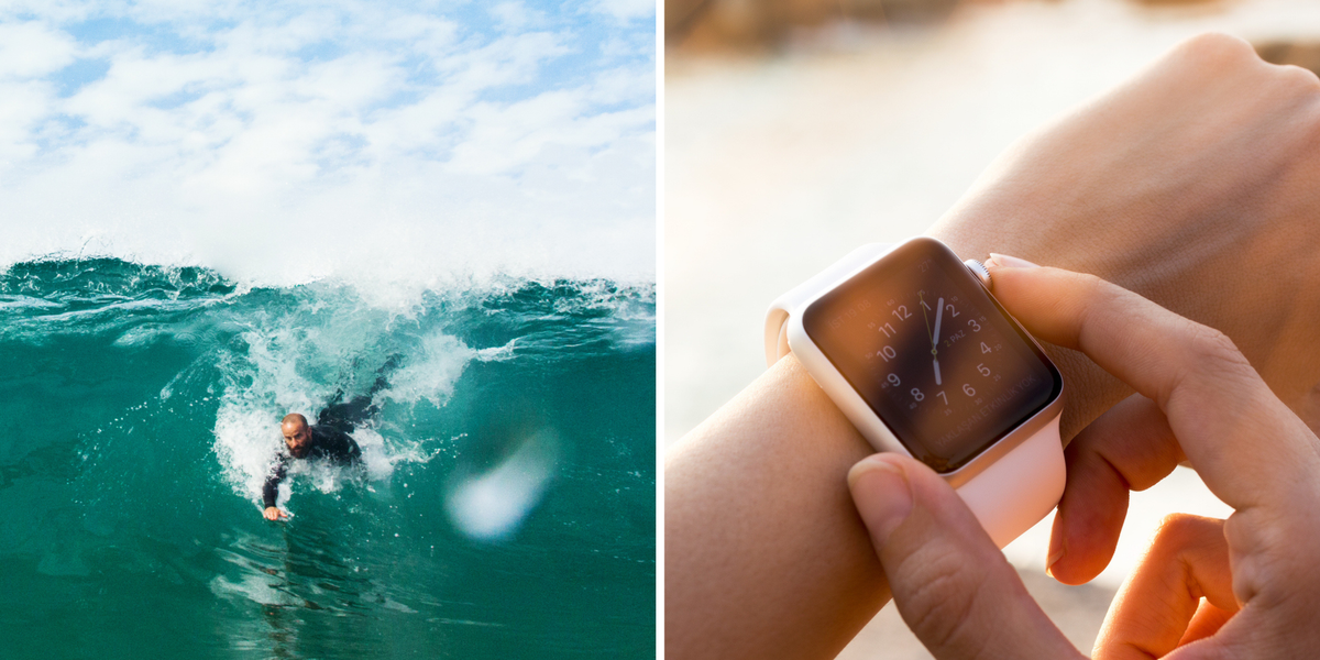 Surfer swept out to sea is saved by his watch indy100