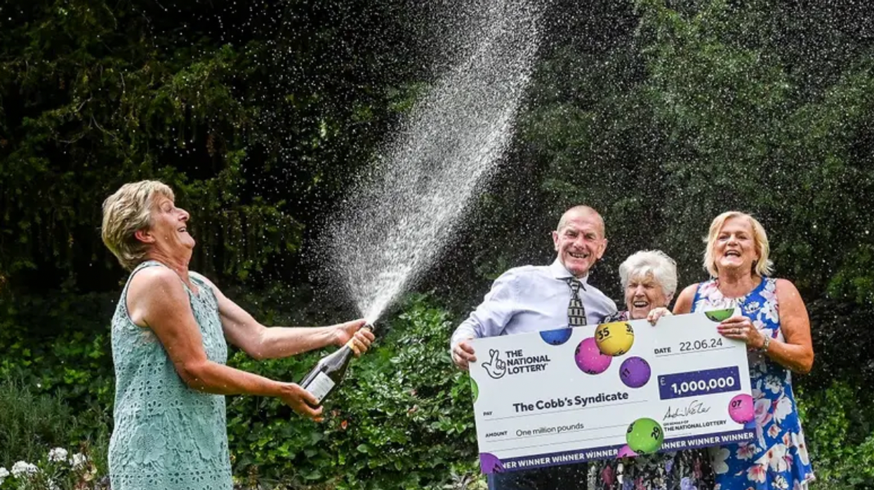 A family wins £1 million on the lottery after playing the same numbers since 1994