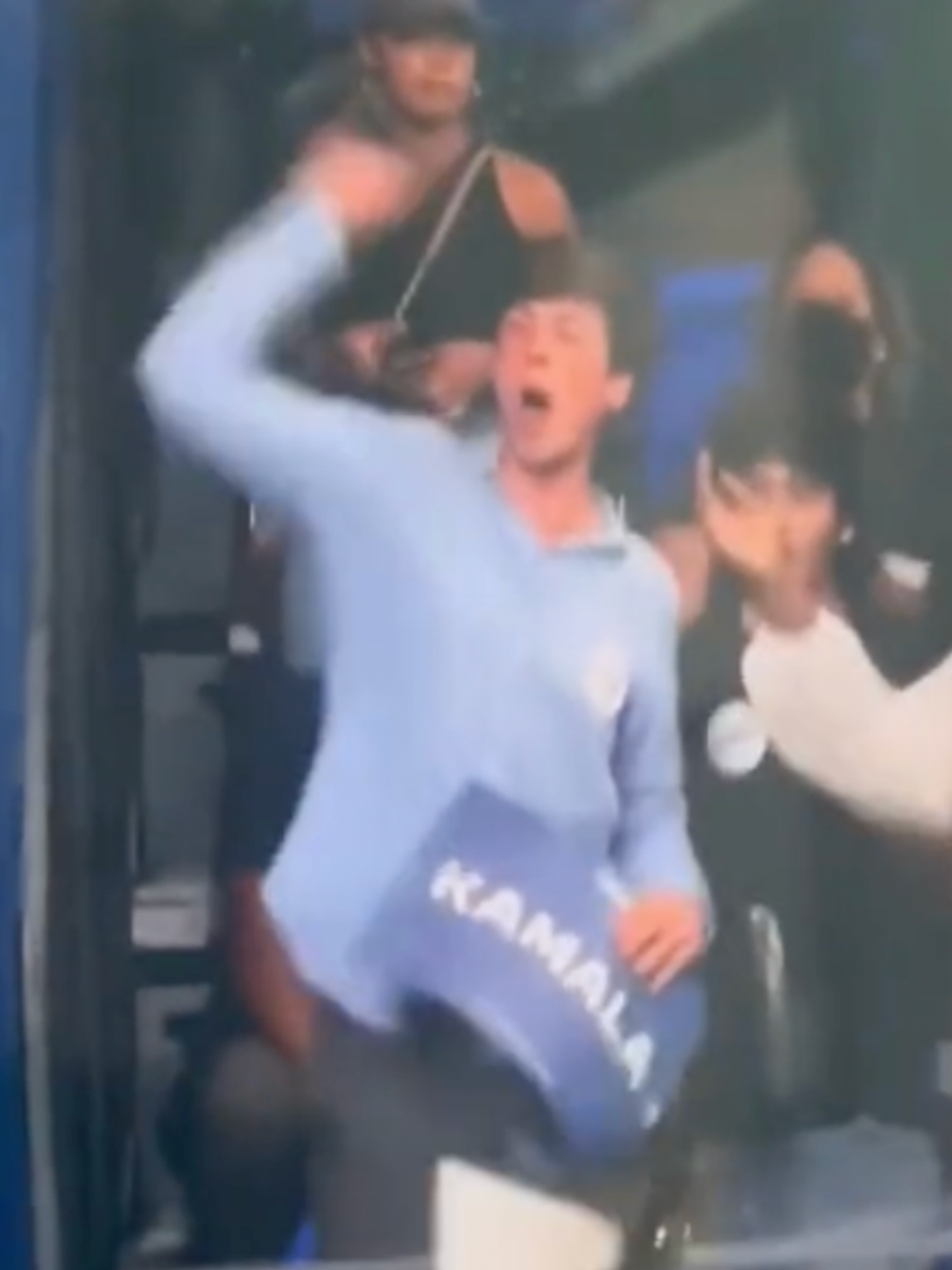 Kamala Harris supporter goes viral for Kendrick Lamar performance during rally