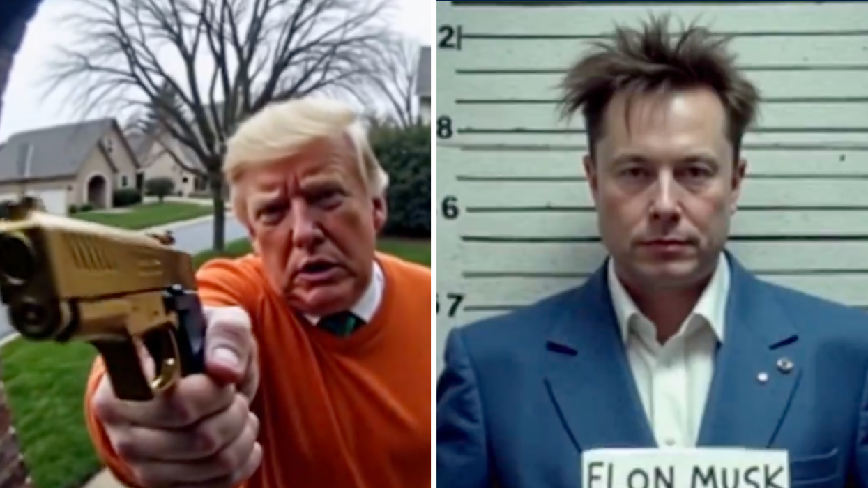 'Elon Musk and Trump' arrested for committing home invasions in disturbing AI video