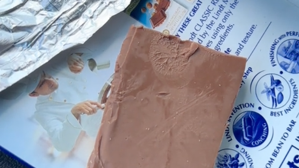 Woman horrified to discover 'mites' crawling on her chocolate bar