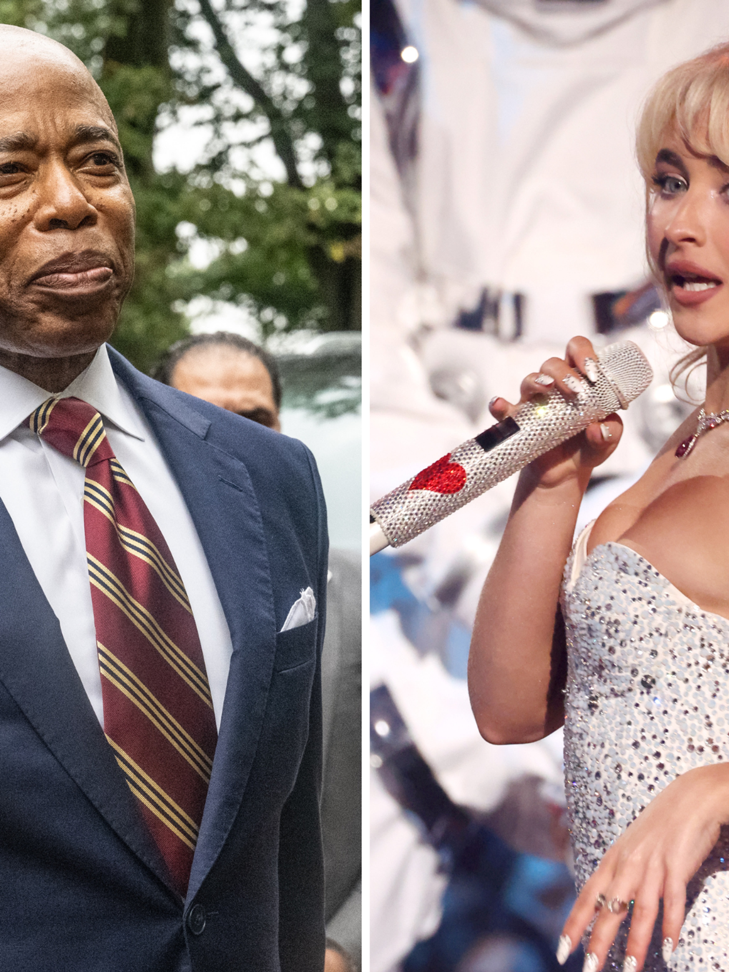 How is Sabrina Carpenter involved in the indictment of the New York City mayor?