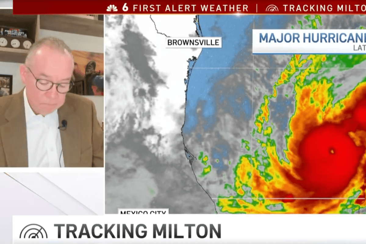 Florida meteorologist gets emotional delivering forecast for 'horrific' Hurricane Milton