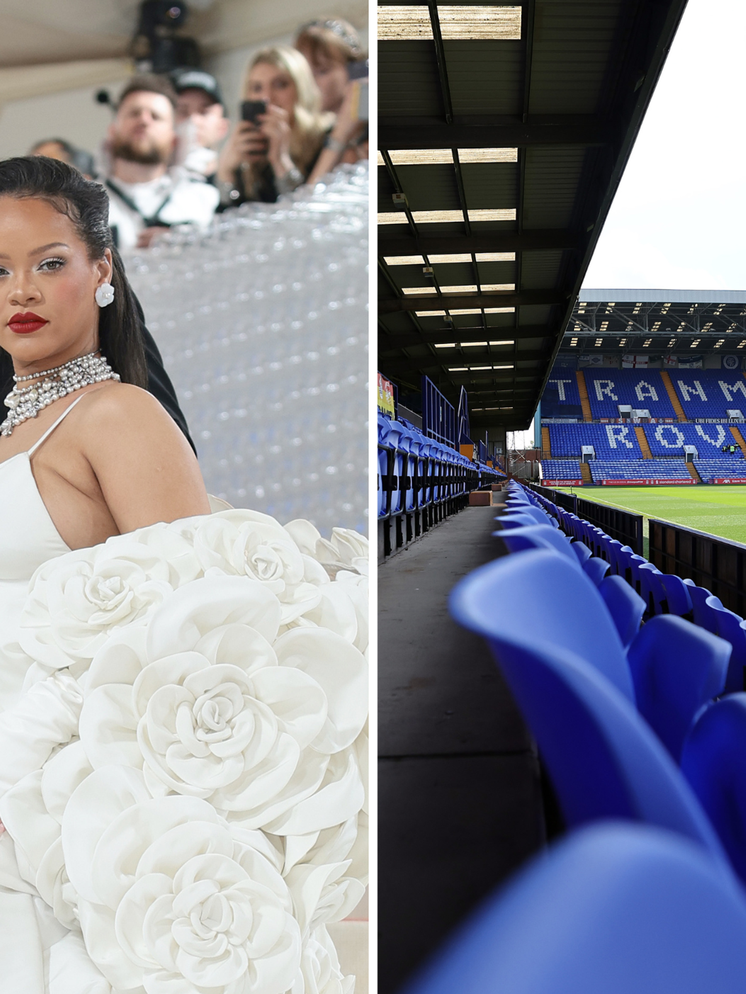 Football fans react to Rihanna and A$AP Rocky Tranmere Rovers links