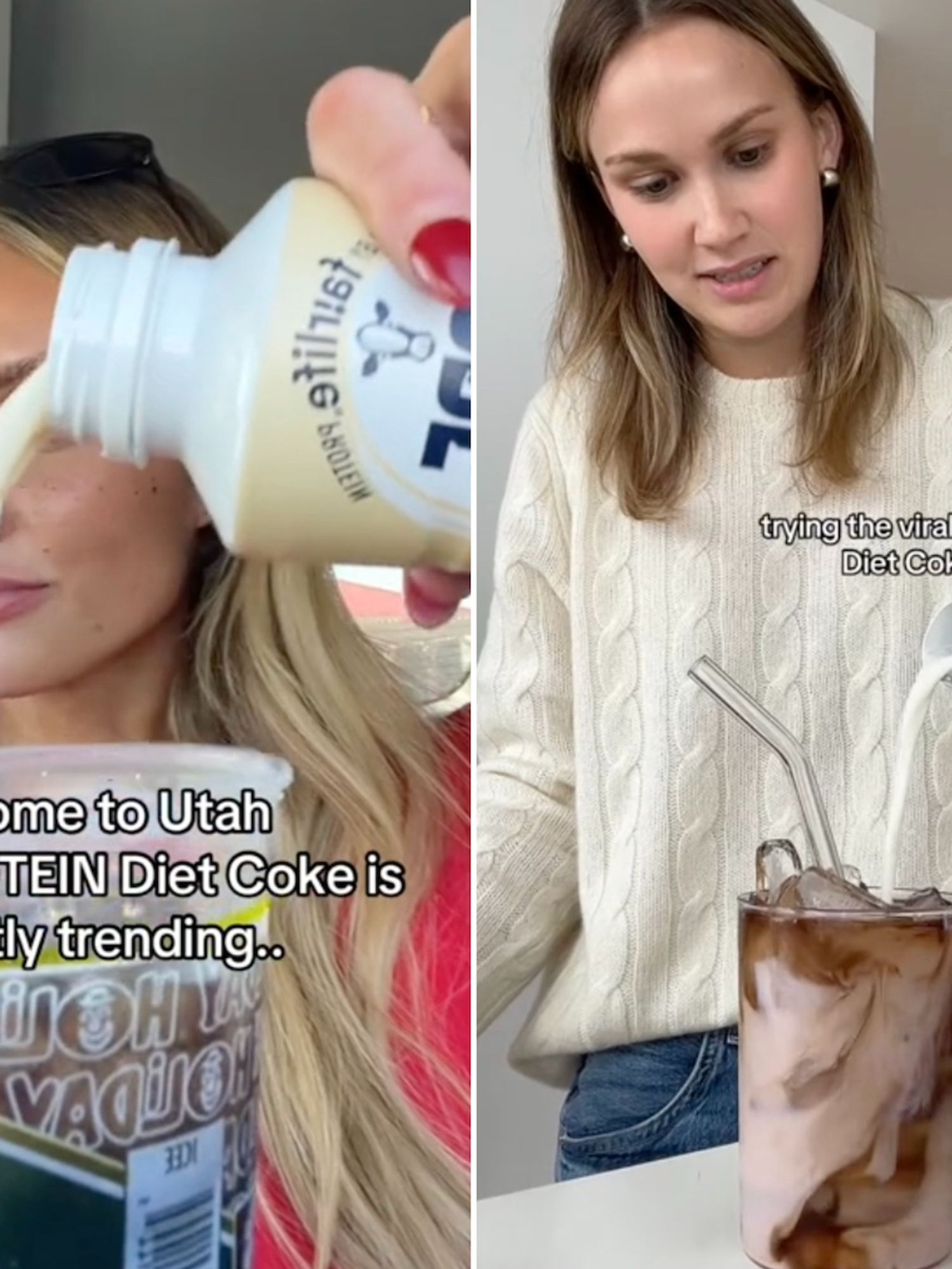 Doctor cautions against the viral protein Diet Coke trend taking over TikTok