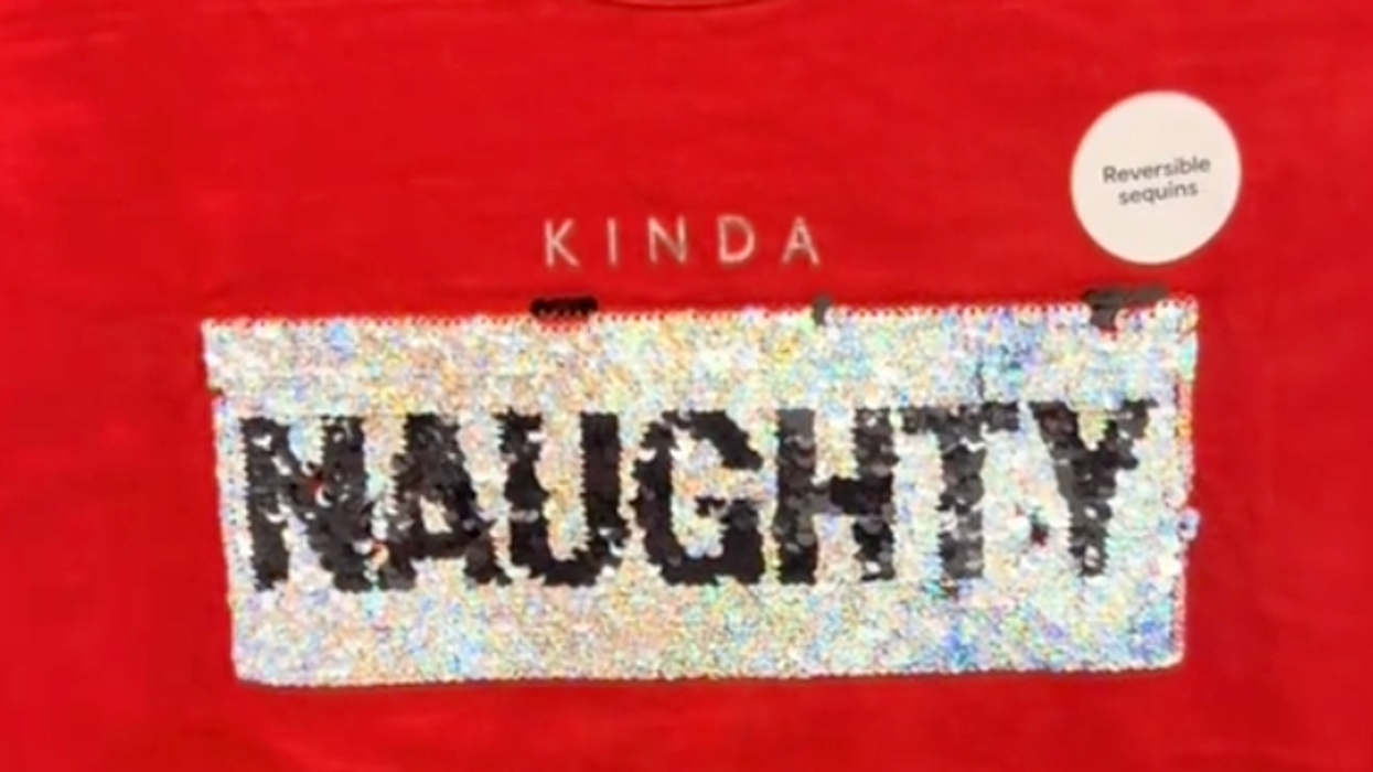'Inappropriate' Christmas top for kids sparks heated debate