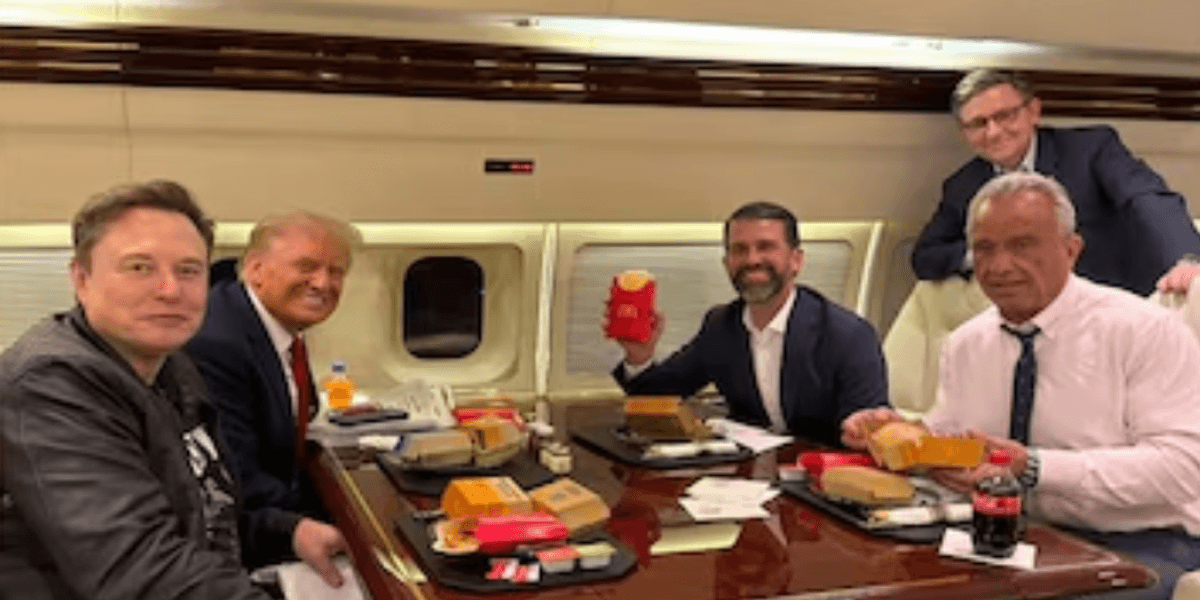 Pure Poison Rfk Jr RFK Jr tucks into McDonald's with Donald Trump after pledging to 'make ...