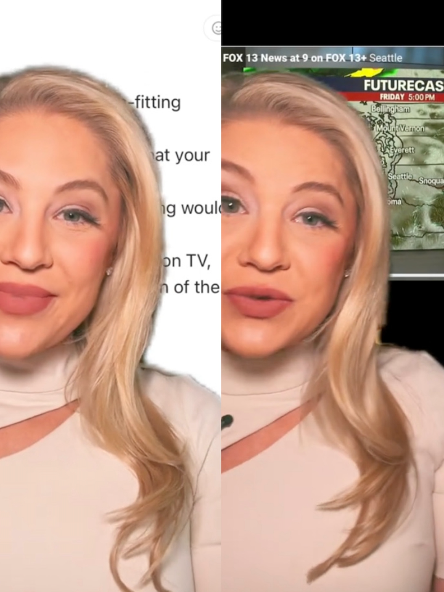 Pregnant meteorologist hits back at criticism over 'form-fitting' outfits in epic style