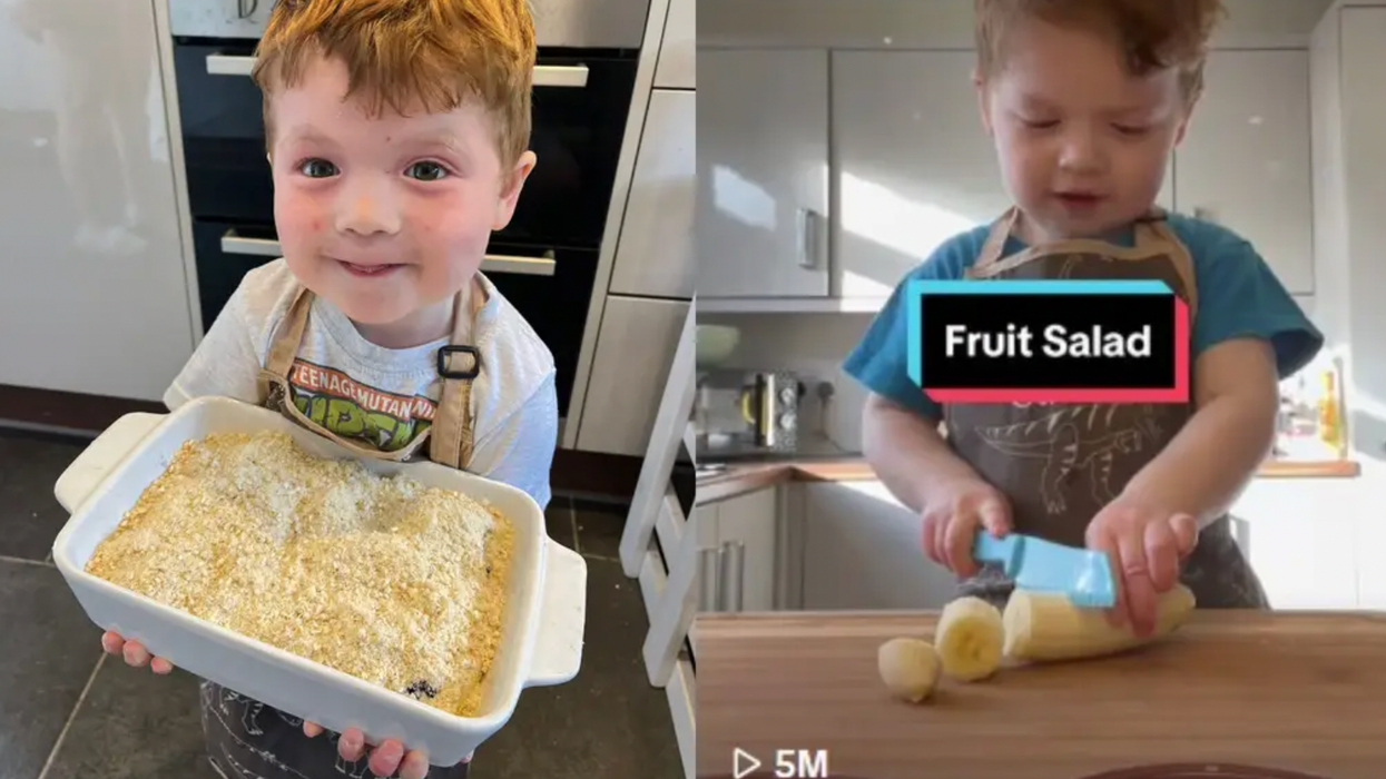 Millions of TikTokers in awe of three-year-old chef taking the platform by storm