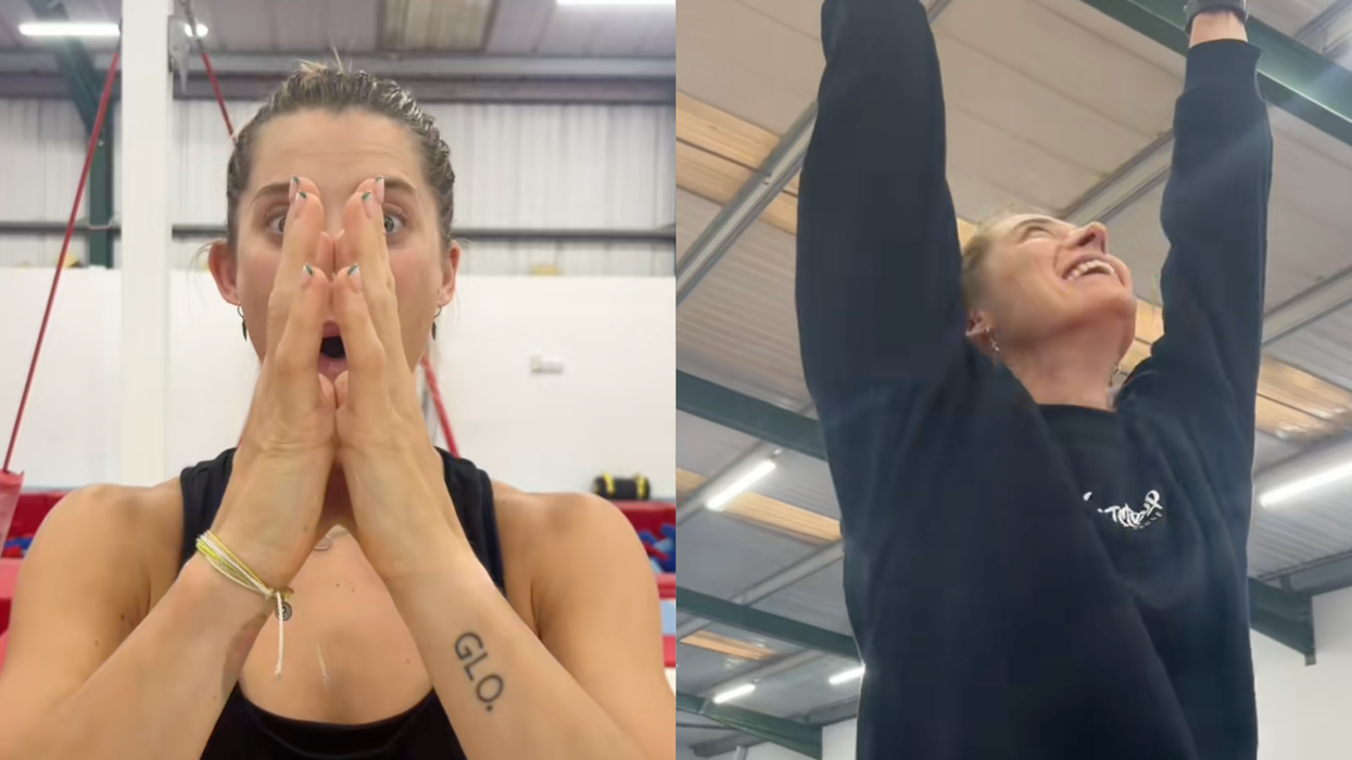Record-holding gymnast reveals secret behind her insane bar grip is unexpected beauty item